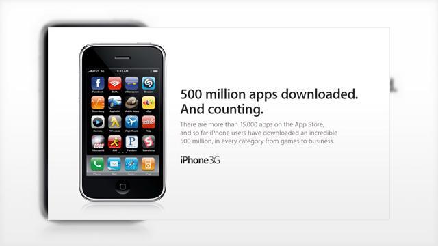 <b>500 de milioane de aplicatii descarcate prin Apple App Store</b>Apple a anuntat recent ca au fost descarcate 500 de milioane de aplicatii prin App Store, acestea avand o medie a pretului de 1.99 dolari. Profitul este enorm pentru compania lui Steve Jobs, dar retineti si ca multe dintre softuri sunt gratuite. Numarul...