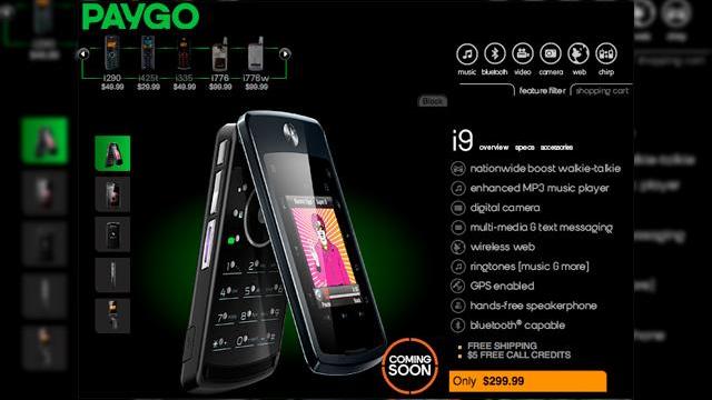 <b>Motorola i9, de vanzare pe site-ul Boost Mobile</b>Handsetul i9 era pana acum cateva zile doar un zvon neconfirmat, dar iata-l acum anuntat oficial pe site-ul operatorului Sprint/Boost Mobile, la pretul de 299.99 dolari. Terminalul vine cu o functie walkie-talkie, un MP3 player, o camera digitala...