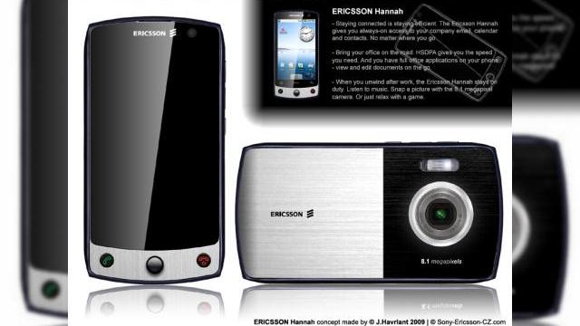 <b>Ericsson Hannah, un telefon Android cu camera de 8.1 megapixeli</b>Nu, nu am omis numele Sony din titlul de mai sus, este chiar vorba de un telefon Ericsson si stim ca a trecut mult timp de cand ati vazut un handset sub acest branding. Din pacate este doar vorba de un concept... Creat the J. Havrlant, telefonul Ericsson...