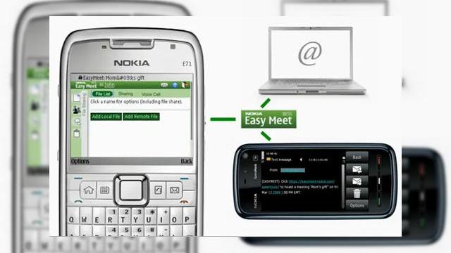 <b>Nokia Easy Meet - finlandezii au "pus de-un web app"</b>Nokia Beta Labs are, ca de obicei, idei bune, cel mai nou experiment al acestui segment al companiei finlandeze fiind Nokia Easy Meet. Serviciul permite utilizatorilor de telefoane Nokia si posesorilor de PC-uri sa colaboreze pe web, impartasind...