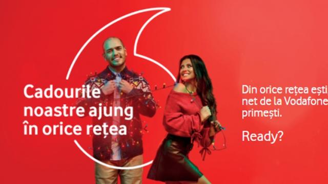 <b>Vodafone România porneşte Crăciunul devreme cu bonusuri de date indiferent de reţea; 30 GB bonus de pornire din start</b>Operatorul Vodafone România a anunțat astăzi oferta de Sărbători ce include numeroase bonusuri și care va avea o reclamă televizată cu Antonia și Bromania în rolurile principale. Există aici programul Net Folosești, Net Primești