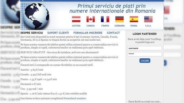 <b>Voxshop, solutia Voxline pentru microplati internationale, via SMS</b>Voxline tocmai a anuntat lansasarea in Romania a unui serviciu care permite utilizatorilor online sa efectueze tranzactii internationale de pe telefonul mobil. Compania este specializata in marketing mobil si aplicatii mobile, iar tranzactiile efectuate...