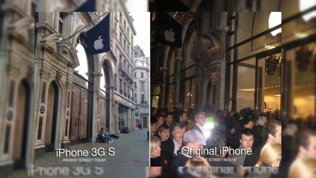 <b>iPhone 3GS depaseste vanzarile lui iPhone 3G in ziua lansarii in Marea Britanie</b>iPhone 3GS are parte de o popularitate incredibila, terminalul fiind mai bine vandut chiar decat predecesorul sau, iPhone 3G. Apple afirma chiar ca ar fi vandut cu 50% mai multe unitati 3GS decat cele 3G din 2008, in perioada lansarii, desi din poza de...