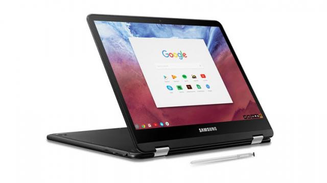 <b>Samsung pregăteşte un Chromebook cu format 2 în 1 şi cu stylus</b>Pentru la anul sud-coreenii de la Samsung pregătesc lansarea unui Chromebook cu format 2 în 1 și cu stylus S-Pen la pachet, model cu tastatură detașabilă totodată. Până acum am mai avut modele cu balama rotativă dar de această dată