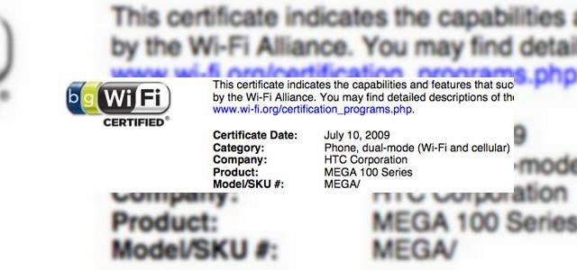 <b>WiFi Alliance ofera detalii despre un nou terminal HTC, "Mega 100 Series"</b>WiFi Alliance tocmai a scapat detalii despre un nou terminal HTC si asta la doar cateva ore dupa ce aflam ca producatorul taiwanez pregateste 4 noi terminale pentru 2009. De data aceasta nu e vorba de Leo, Click, Mega sau Rome, ci de misteriosul handset...