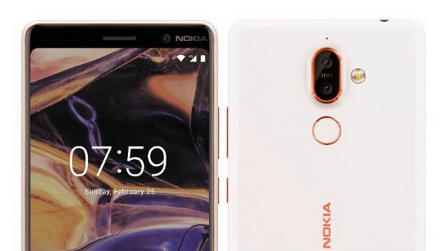 <b>Nokia 7 Plus prezentat  în 3 noi randări, cu inel auriu-roşiatic pe margini</b>Cu fix o săptămână în urmă vedeam randări ale lui Nokia 7 Plus care ne surprindeau plăcut. Telefonul ieşea în evidenţă prin ecranul 18:9 şi prin accentele roşiatice-aurii din zona camerei şi butoanelor. Terminalul midrange revine acum în 3 noi randări..