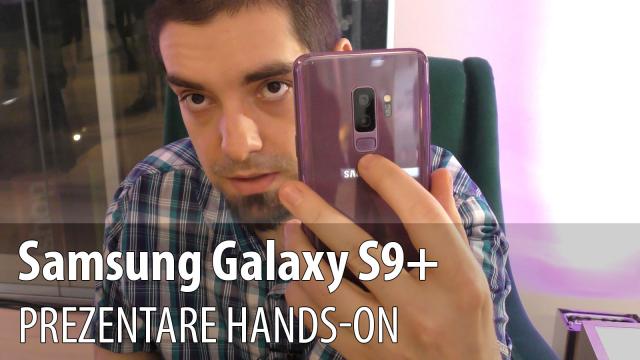 <b>MWC 2018: Samsung Galaxy S9+ debutează în Barcelona, cu cameră duală, difuzoare stereo, ecran mai imersiv</b>Lucrurile bune vin în mai multe mărimi, se pare. Azi în cadrul MWC 2018 Samsung a anunţat atât telefonul Samsung Galaxy S9, cât şi versiunea sa XXL, Samsung Galaxy S9+. Are o diagonală de 6.2 inch, mai mult RAM, baterie mai mare şi camera duala ca..