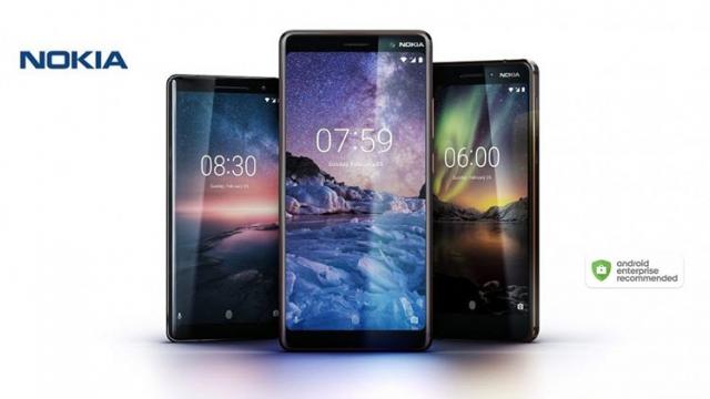 <b>Noile telefoane Nokia cu Android ajung în secţiunea "Android Enterprise" la recomandări: Nokia 8 Sirocco, Nokia 7 Plus, Nokia 6 (2018)</b>Descoperim astăzi faptul că cei de la Google au făcut un update asupra listei de terminale incluse în secțiunea Android Enterprise, aici fiind menționate acele telefoane recomandate de marele G pentru utilizarea în zona business și enterprise
