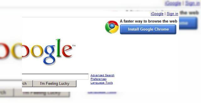 <b>Bannerul Google Chrome pe pagina Google, factorul cheie in succesul browserului</b>Google are o regula nescrisa care spune ca nu va afisa niciodata reclame pe pagina sa principala, cea dedicata motorului de cautare. Totusi, aceasta regula a fost incalcata de dragul browserului Chrome, caruia i se face reclama, in cazul utilizatorilor...