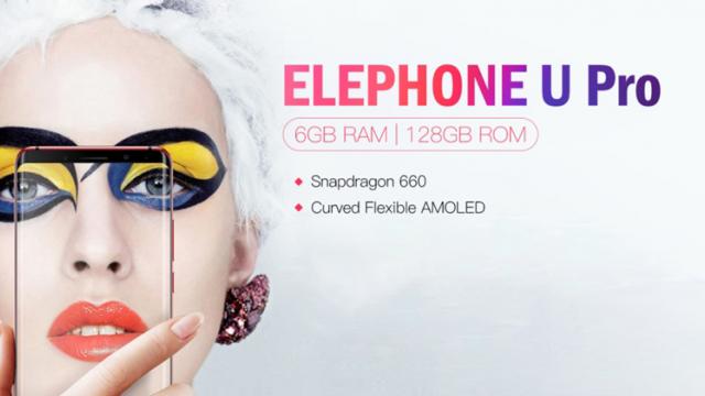 <b>Elephone U Pro este acum disponibil la vânzare; Are procesor Snapdragon 660 și 6 GB RAM</b>Anul 2018 a venit și cu lansarea primului smartphone Elephone ce adoptă un procesor Qualcomm la bord, produs numit Ulefone U Pro. Acesta este un phablet cu diagonală de 6 inch și un detaliu ce îl veți remarca din start este acela că prețul