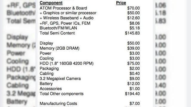<b>Apple Tablet isi dezvaluie preturile componentelor</b>Ne apropiem cu pasi repezi de ziua cea mare, 27 ianuarie, cea in care Apple are organizat un eveniment oficial, cel mai probabil momentul ales pentru debutul tabletului sau. Iata ca in mijlocul unei avalanse de zvonuri si scapari pe web descoperim si o...