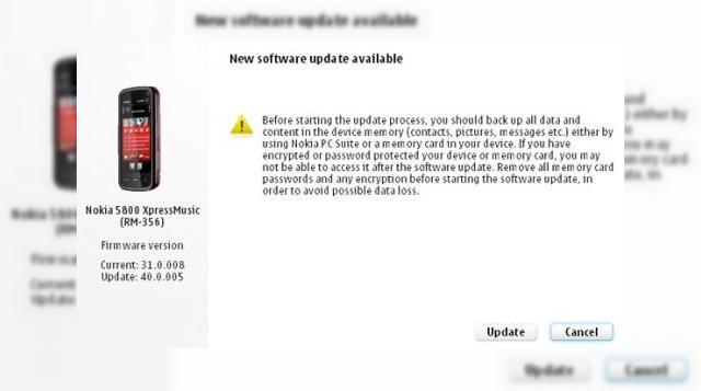 <b>Noul firmware Nokia 5800 XpressMusic vine cu scrolling kinetic, un nou ecran Home</b>Iata ca deja venerabilul Nokia 5800 XpressMusic primeste un nou update de firmware, care aduce cateva functii in plus pe terminalul care a inaugurat platforma S60 5th Edition cu peste un an in urma. Acest update nu este obisnuitul bug fix sau software-ul...
