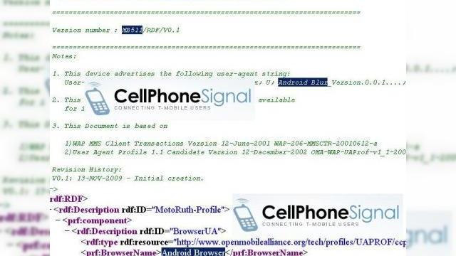 <b>Motorola Ruth isi dezvaluie specificatiile, un telefon Android promitator</b>Motorola pregateste inca un telefon Android, dupa CLIQ si hitul Droid, aparent cel mai interesant model de pana acum, cel putin dintre cele dotate cu OS-ul celor de la Google. Pe numele sau de cod "Ruth", handsetul poarta si numele de model MB511, iar...
