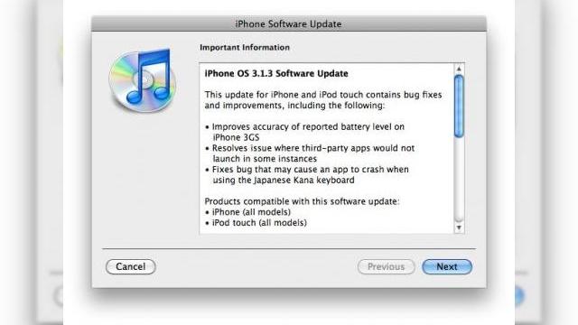 <b>iPhone OS 3.1.3 disponibil acum pe iPhone si iPod touch</b>Apple tocmai a lansat un nou update software pentru iPhone si iPod touch, versiunea 3.1.3 a platformei. Aceasta include bug fix-uri si rezolva cateva din problemele aparute pana acum pe terminal. Printre problemele rezolvate se numara...
