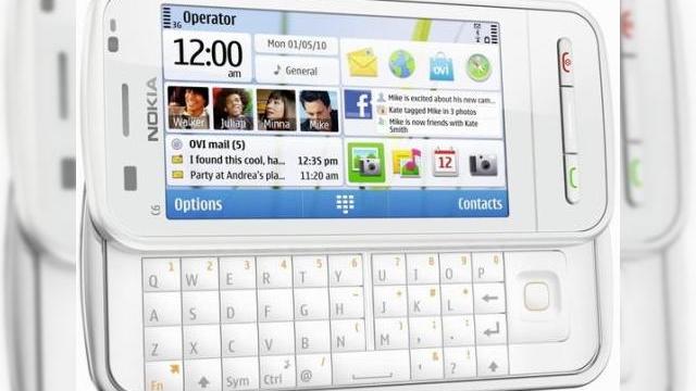 <b>Nokia C6 scapa pe web, telefon QWERTY cu touchscreen si potential mare</b>Cu mai putin de 2 saptamani in urma, Nokia prezenta oficial handsetul C5 drept primul din Seria C si iata ca au aparut si zvonuri cu privire la un al doilea model din aceasta gama, C6. Handsetul a scapat pe web si il puteti admira in imaginea de mai jos....