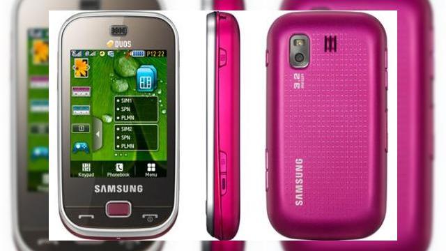 <b>Noul telefon dual SIM de la Samsung, B5722, acum in Romania</b>Dupa ce ieri aflam ca HTC Legend, urmasul lui HTC Hero este disponibil in Romania, iata ca un nou model dual SIM Samsung soseste la randul sau in tara noastra. Este vorba de Samsung B5722, prezent in imaginea urmatoare, un handset mai evoluat decat primul...