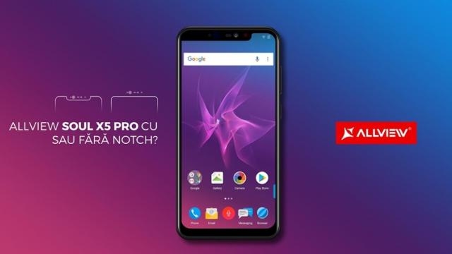 <b>Allview X5 Soul Pro va avea un breton uşor de ascuns şi navigare prin gesturi swipe</b>Descoperim astăzi faptul că viitorul smartphone high-end pregătit de către Allview și anume Allview X5 Soul Pro va avea un decupaj ușor de ascuns prin intermediul unei funcții software și că tot la nivel software vom primi gesturi de navigare