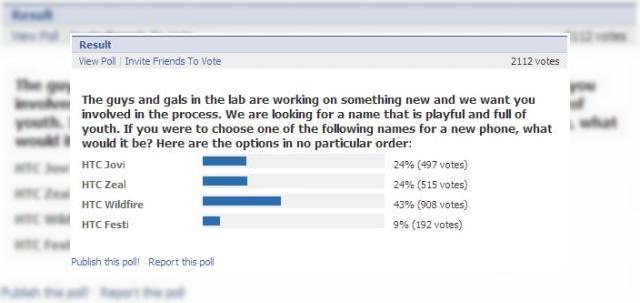 <b>HTC cauta un nume pentru un nou telefon</b>HTC lucreaza la un nou telefon si doreste sa implice si publicul in aceasta initiativa, lansand un sondaj cu privire la numele care va fi dat handsetului. Iata propunerile in pollul de mai jos: Compania taiwaneza si-a intrebat followerii de pe Facebook ce...