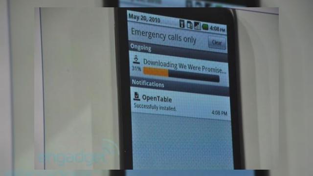 <b>Google anunta instalare over-the-air pentru aplicatii pe Android si streaming iTunes pe acelasi OS</b>Stirea zilei de azi e cu siguranta anuntarea oficiala a lui Android 2.2 (Froyo), dar Google are mai multe de prezentat in cadrul showului I/O din San Francisco. Gigantul motoarelor de cautare a oferit si 2 preview-uri ale unor noi functii de pe Android:...