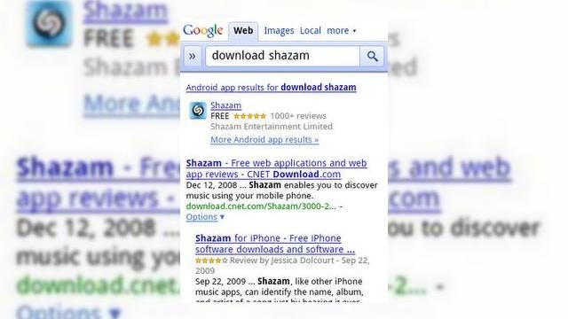 <b>Cautarea Google in varianta mobila include acum aplicatii mobile</b>Pe masura ce smartphone-urile evolueaza spre a deveni o categorie mainstream de terminale, aplicatiile mobile sunt tot mai descarcate. Astfel, Google se adapteaza trendului, incluzand in motorul sau de cautare si linkuri catre aplicatii ce pot fi...