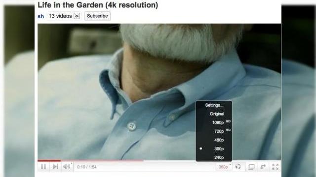 <b>YouTube anunta suport pentru rezolutii video 4K</b>In cadrul VidCon 2010, YouTube a anuntat ca va suporta un nou tip de format video, pe numele sau 4K. Acesta este echivalentul clipurilor filmate in 4096p, cu o rezolutie de referinta de 4096 x 3072 pixeli. &nbsp; &nbsp; Astfel, clipurile YouTube vor fi...