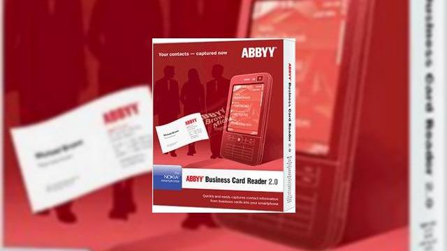<b>ABBYY Business Card Reader 2.0, acum pe telefoanele Nokia cu Symbian S60</b>Iata ca dupa ABBYY Fototranslate, o noua aplicatie din aceeasi gama, ABBYY Business Card Reader 2.0 soseste pe telefoanele Nokia cu Symbian S60, dotate cu camera foto cu autofocus. Business Card Reader 2.0 ofera utilizatorilor posibilitatea de a transfera...