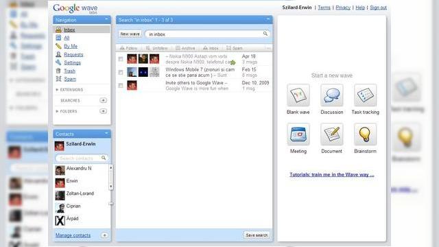 <b>A trecut valul... Google ne vrea pe ape linistite, va integra soutia in Docs?</b>Desi parea a avea potential, iata ca Google Wave este aproape de a fi anulat ca proiect de sine statator, sau cel putin asa afirma Google pe blogul sau oficial, dupa cum am fost informati via Twitter. Anuntat in urma cu un an la Google I/O, serviciul a...