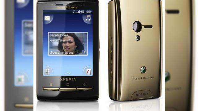 <b>Sony Ericsson XPERIA X10 Mini si Mini Pro disponibile in noi variante de culoare: auriu si roz</b>Sony Ericsson se multumeste din nou doar sa lanseze aceleasi terminale consacrate, dar in alte variante de culori, destinate publicului feminin. De aceasta data este vorba despre modelele XPERIA X10 Mini si Mini Pro, primul disponibil acum in varianta...