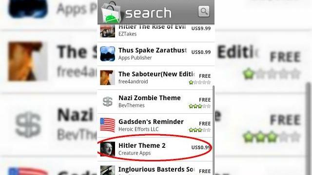 <b>Google retrage temele naziste din Android Market</b>Cei de la Engadget au descoperit ca Google a luat-o pe urmele Apple, inlaturand continuturi din magazinul sau de aplicatii, Android Marketplace. Totusi, in cazul gigantului motoarelor de cautare, motivul a fost justificat: continutul inlaturat era o tema...
