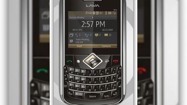 <b>Tastatura ABCDE, rival pentru QWERTY pe telefonul Lava Mobile B5 Alpha</b>Telefonul din imaginea de mai jos este cel putin bizar... El reuseste sa combine o incomoda tastatura ABCDE, cu un design rezonabil (ce aminteste de BlackBerry Bold) si specificatii modeste. Terminalul poarta numele de B5 Alpha si apartine celor de la...
