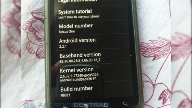 <b>Android 2.2.1 disponibil acum pe Nexus One - iata cum se realizeaza update-ul</b>Ultimele 2 saptamani au fost destul de ocupate pentru posesorii de terminale Android, care au beneficiat de update-uri de software indiferent de versiunea OS-ului Google pentru care au optat. De aceasta data este randul batranului Nexus One sa primeasca...