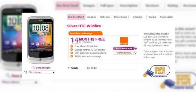 <b>HTC Wildfire in varianta argintie; HTC Desire in alb, de dragul varietatii...</b>Pana ce noile smartphone-uri HTC Desire Z si Desire HD vor sosi pe piata, ne putem consola cu variante de diferite culori ale unor smartphone-uri deja existente. Astfel aflam ca HTC Wildfire este acum disponibil in argintiu, iar HTC Desire in alb, doar la...