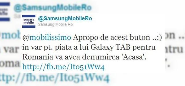 <b>Update pentru Samsung Galaxy Tab in Romania - Butonul "Porn." devine "Acasa"</b>Dupa valurile facute de stirea despre butonul "Porn." de pe tabletul Samsung Galaxy Tab, care a devenit un subiect discutat pe site-uri de top precum Gizmodo, Slashgear, Devicemag sau autohtone (Realitatea.ro, Capital.ro plus bloguri) iata ca un update de...