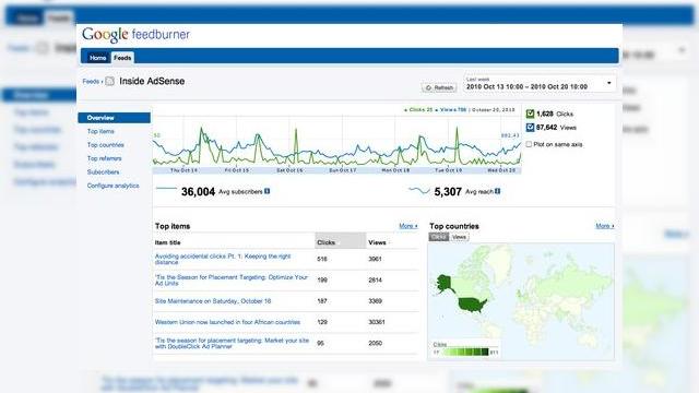 <b>Google FeedBurner primeste o noua interfata, ofera acum statistici in timp real</b>Daca nu tolerati intarzierile si v-ati saturat sa asteptati sa se updateze statisticile site-ului dumneavoastra, atunci va veti bucura sa aflati ca puteti spune adio delay-urilor, cel putin in cazul lui Google FeedBurner. Gigantul motoarelor de cautare...