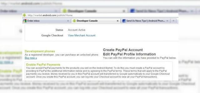 <b>Cumpara din Android Market, plateste cu PayPal</b>Inca o veste amara pentru utilizatorii romani de Android: dupa ce Google ne-a ocolit cu al sau magazin de aplicatii Android Market, aflam ca acum va exista in acesta si o metoda foarte simpla de a efectua plati si anume prin PayPal. &nbsp; Google dorea de...