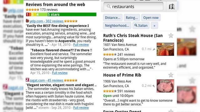 <b>Google Maps for Android include acum filtre de cautare si update-uri Latitude in timp real</b>Google a anuntat dezvoltarea aplicatiei Google Maps for Android, care a ajuns la versiunea 4.6 si vine cu o serie de functii noi foarte atractive. Printre acestea se numara un nou design pentru recenziile Place si optiuni imbogatite de filtrare a...