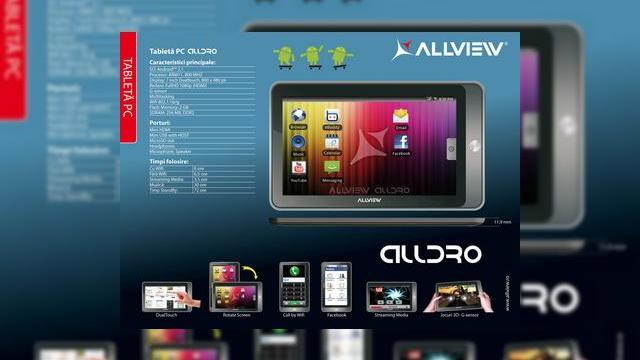 <b>Tableta made in România sosește din Brașov; Allview AllDro dotată cu display de 7 inchi si sistem de operare Android</b>După ce a lansat câteva modele de telefoane dual SIM atractive, firma brașoveană Visual Fan pregătește și o tabletă cu branding Allview. Aflasem primele detalii despre acest terminal încă din luna mai, când aminteam de o posibilă lansare în...