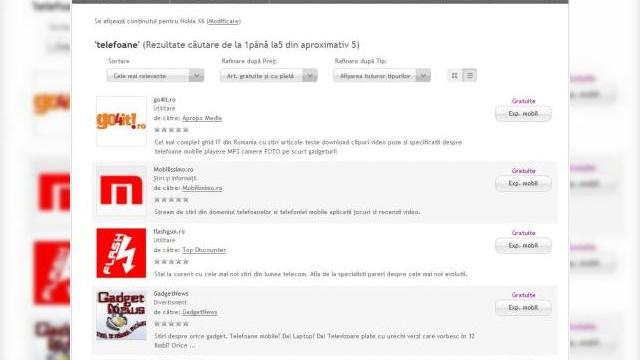 <b>Cifra anului la Nokia Ovi Store: 3 milioane. La atâtea descărcări zilnice a ajuns magazinul virtual Ovi</b>Nokia a anuntă că Magazinul Ovi a atins pragul de 3 milioane de descărcări zilnice, compania pe fondul unei creșteri puternice a numărului de dezvoltatori care creează aplicații pentru terminale Nokia, respectiv peste 400.000 de dezvoltatori în...