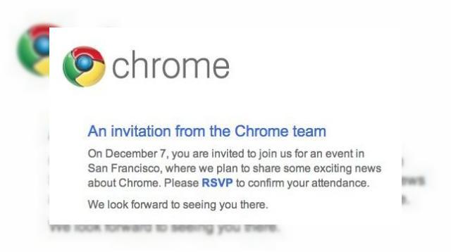 <b>Google anunță un eveniment Chrome pentru dată de 7 decembrie: debutul netbook-ului Chrome?</b>Anunțat parcă prea din scurt, evenimentul Chrome programat de Google pentru data de 7 decembrie ridică numeroase întrebări. Să fie oare vorba despre anunțarea oficială a unui netbook cu branding Google și Chrome OS la bord? Sau lansarea lui...