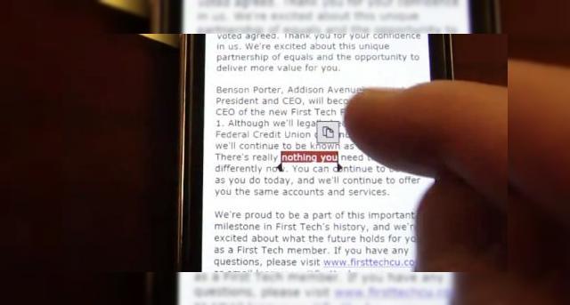 <b>Copy/paste În acțiune pe Windows Phone 7 (Video)</b>Deși oficialul Microsoft responsabil cu platforma Windows Phone (Joe Belfiore) nu a oferit încă detalii despre actualizarea lui WP7, iată că au început să circule pe web clipuri care prezintă funcția copy/paste în acțiune pe OS-ul lansat nu cu...