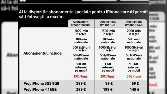 <b>iPhone 4 cu prețuri promoționale la Vodafone România</b>După cum aflam din acest comunicat de presă, iPhone 4 este disponibil acum prin Vodafone România într-o gamă de prețuri promoționale, atât pentru clienții noi, cât și pentru cei existenți deja. Dacă sunteți client nou Vodafone, veți putea...