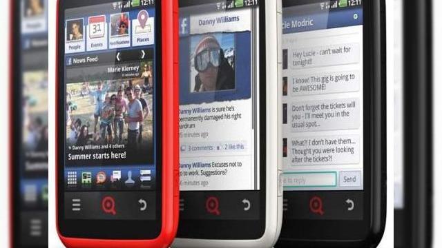 <b>Telefonul Facebook e real! INQ Cloud Touch și Cloud Q, handseturi Android 2.2 axate pe socializare</b>Iată că telefonul Facebook e real, chiar dacă nu poartă brandingul celebrei rețele de socializare. Cum altfel am putea numi un telefon axat pe Facebook, produs de INQ Mobile și cu Spotify în loc de player audio? &nbsp; INQ Mobile tocmai a lansat...