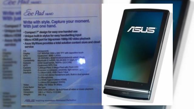 <b>ASUS Eee Pad MeMO, tableta Honeycomb de 7 inch care va rivaliza cu HTC Flyer, prezentată la CeBIT 2011 (Video)</b>Iată că produsele de la MWC 2011 încep deja să aibă rivali, cum este cazul lui ASUS Eee Pad MeMO, o tabletă Honeycomb cu ecran de 7 inch și preț atractiv. Vă reamintim că tableta a fost lansată la CES 2011 în ianuarie și poate fi admirată...