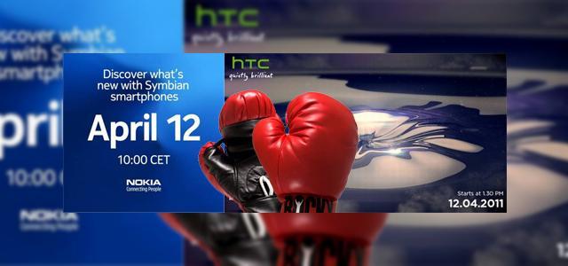<b>Nokia versus HTC În marea zi a lansărilor - 2011 versus 2010</b>Dacă în 2010 HTC și Nokia s-au șicanat programându-și lansările pentru aceeași zi și același oraș, în 2011 lucrurile par să indice o coincidență similară. Ei bine în data de 12 aprilie, atât finlandezii, cât și compania taiwaneză au...