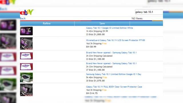 <b>Ediția limitată Samsung Galaxy Tab 10.1 de la Google I/O vândută pe eBay!?</b>Se pare că Google I/O nu a fost doar un prilej pentru a asista la preview-ul lui Honeycomb 3.1 și Android Ice Cream Sandwich, ci și un motiv pentru a obține profit pentru cei participanți. După cum vă informam aici, toți participanții la...