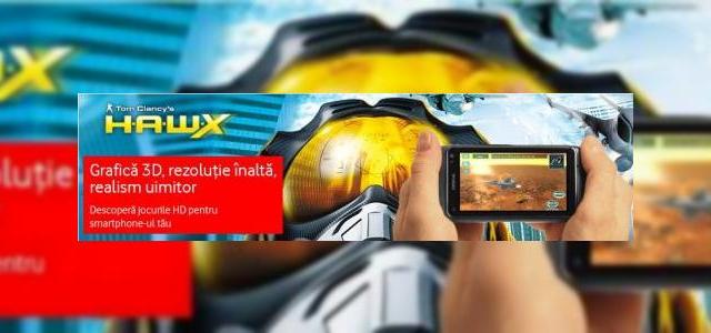 <b>Jocuri HD pe smartphone-uri, de azi prin Vodafone</b>Vodafone România vine în întâmpinarea posesorilor de smartphone-uri, anunțând astăzi lansarea unui serviciu ce pune la dispoziție jocuri HD. Prețurile jocurilor sunt cuprinse între 2.5 și 5 euro, iar titlurile pot fi cumpărate direct de pe...