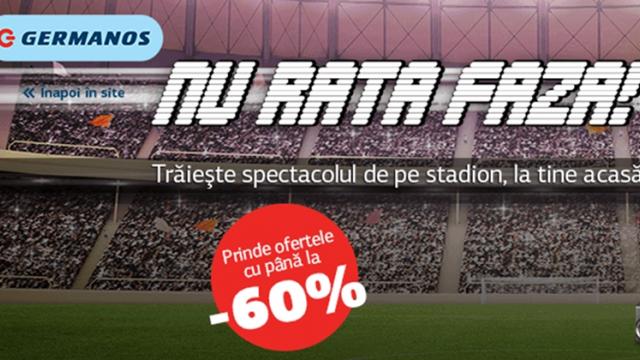 <b>Germanos dă startul unei noi campanii promoționale cu reduceri de până la 60%; Avem telefoane, televizoare și videoproiectoare în ofertă</b>Promoțiile din online se țin lanț și astăzi descoperim și cea mai nouă campanie de reduceri demarată de către Germanos care promite discount-uri de până la 60% la o gamă variată de produse. Avem o mulțime de