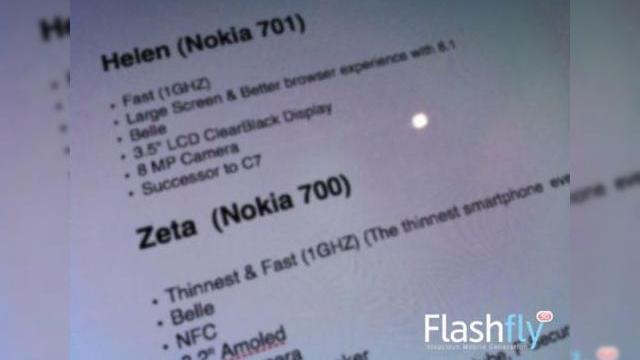 <b>Nokia scapă pe web 4 noi terminale Symbian Belle cu procesor de 1 GHz: Nokia 500, 600, 700, 701</b>După ce săptămână trecută Nokia N9 a fost prezentat oficial în Singapore, dar și în țara noastră într-un eveniment special, această săptămână a început cu scăparea modelului N5 pe web și zvonuri despre un presupus N6 și N7. Ei bine,...
