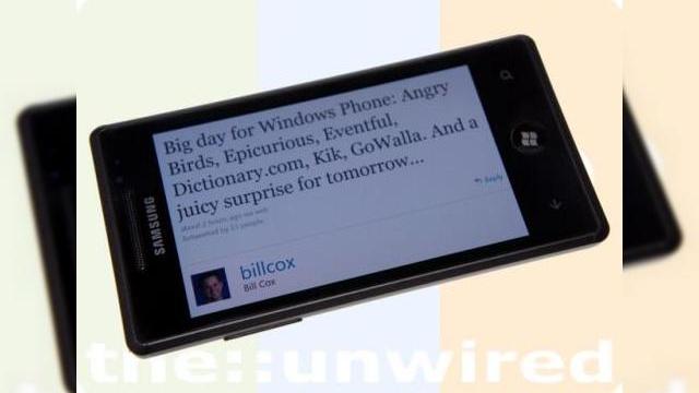 <b>Lansare Windows Phone cu surprize mâine, confirmată de un oficial Microsoft pe Twitter</b>Se pare că Twitter a devenit înlocuitorul comunicatelor de presă, de vreme ce marii oficiali ai companiilor tech anunță produsele viitoare prin serviciul de microblogging. Astfel, după Andy Rubin care ne-a oferit detalii pe Twitter despre noile...