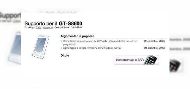 <b>Samsung Wave III? Un nou model cu Bada OS Își face apariția - nume de cod GT-S8600</b>Samsung nu se mulțumește cu vânzările bune de telefoane Android și pare a pregăti noi modele cu sistemul de operare Bada. Acesta este dezvoltat in-house de către producătorul sud-coreean, care a publicat din greșeală informații pe site-ul său...